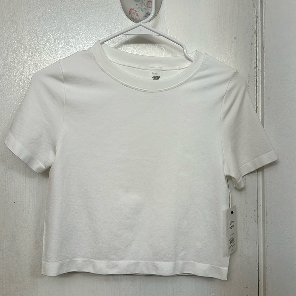 Love poem white t-shirt